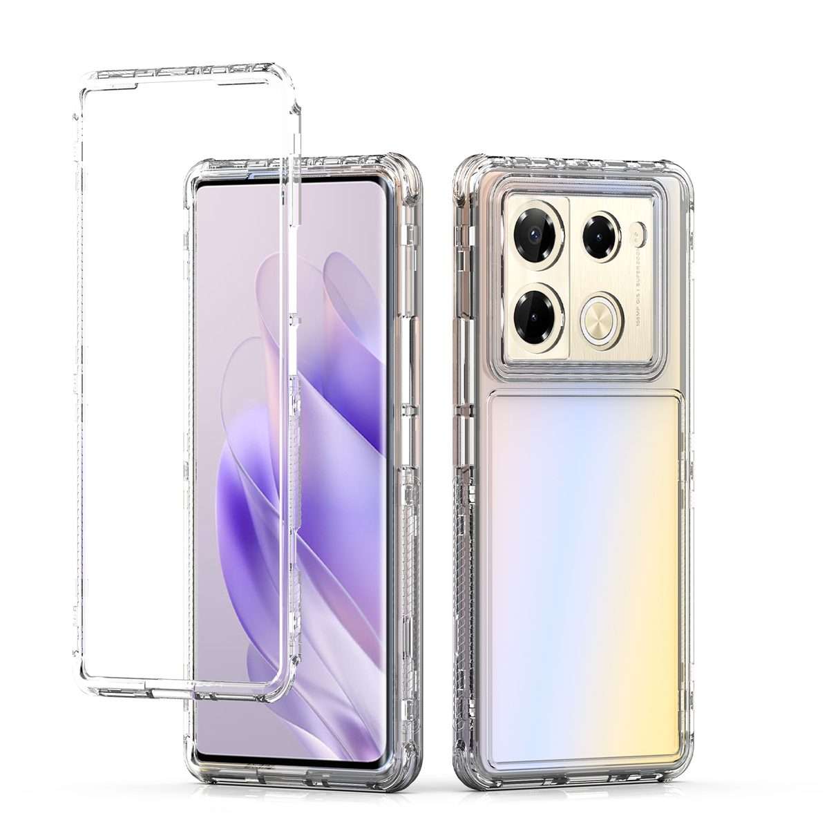 For Infinix Note 40 Pro Acrylic Transparent Phone Case