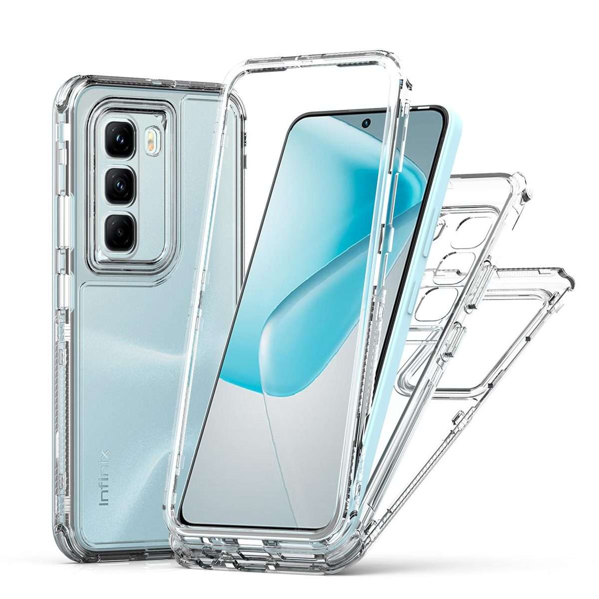 For Infinix Hot 50 Pro 4G Acrylic Transparent Phone Case