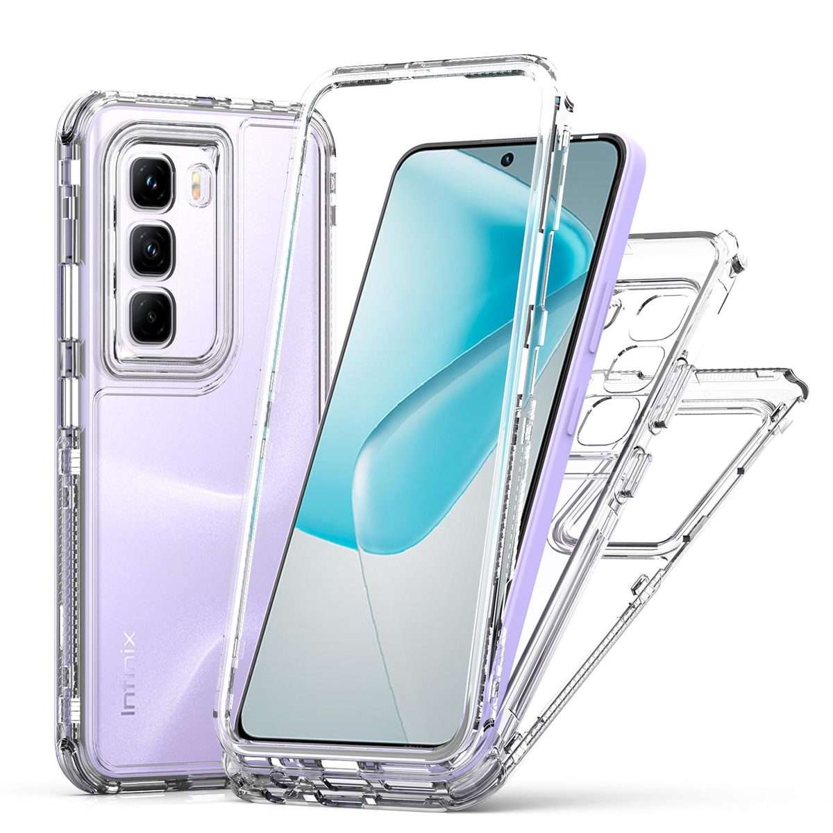 For Infinix Hot 50 Pro+ 4G Acrylic Transparent Phone Case