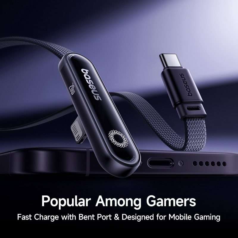 Baseus MVP 3 20W Type-C to 8 Pin Fast Charging Cable, Length:1m(Black)