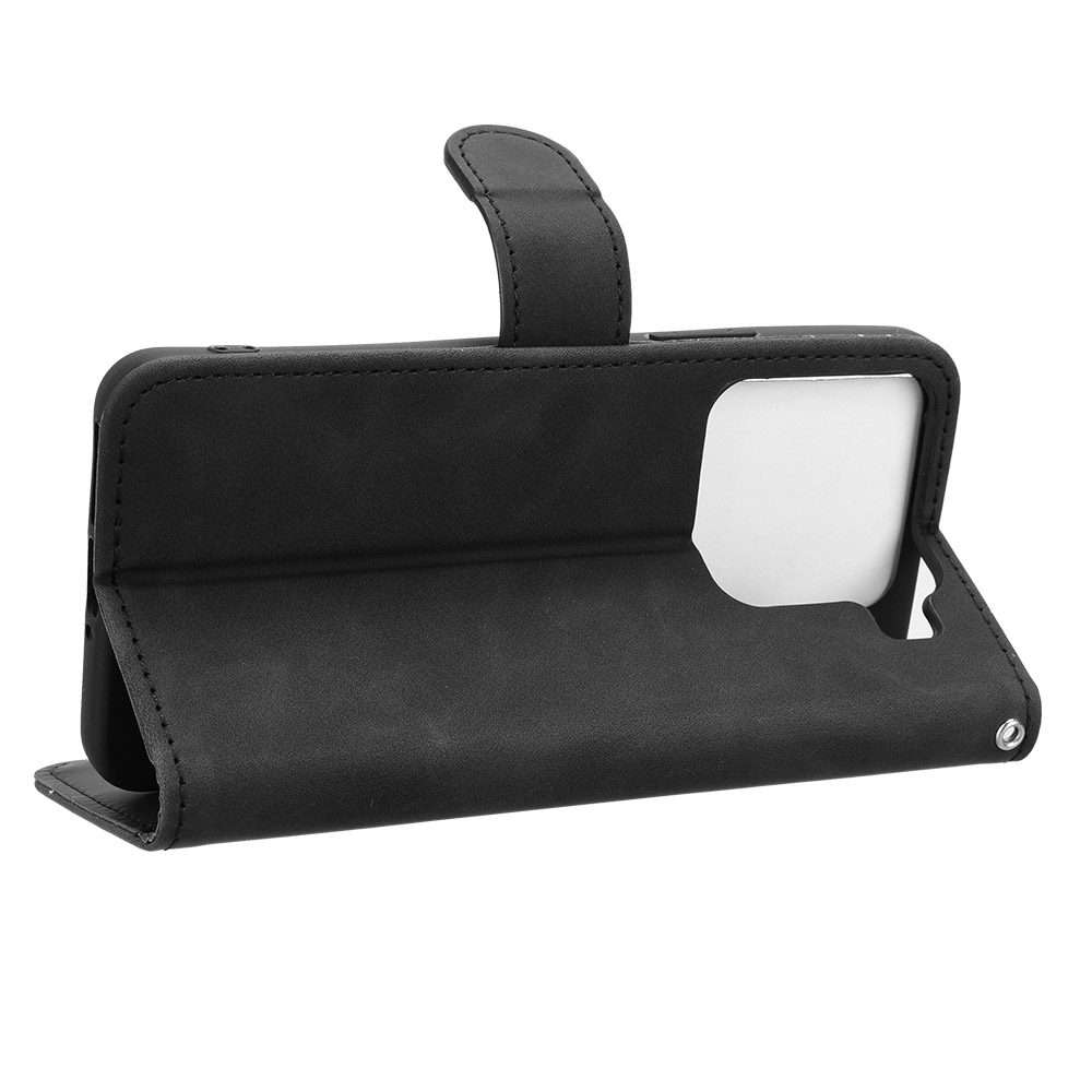For Xiaomi 15 Pro Skin Feel Magnetic Flip Leather Phone Case(Black)