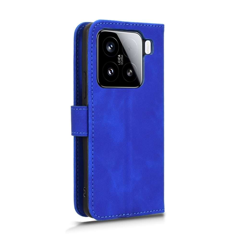For Xiaomi 15 Pro Skin Feel Magnetic Flip Leather Phone Case(Blue)