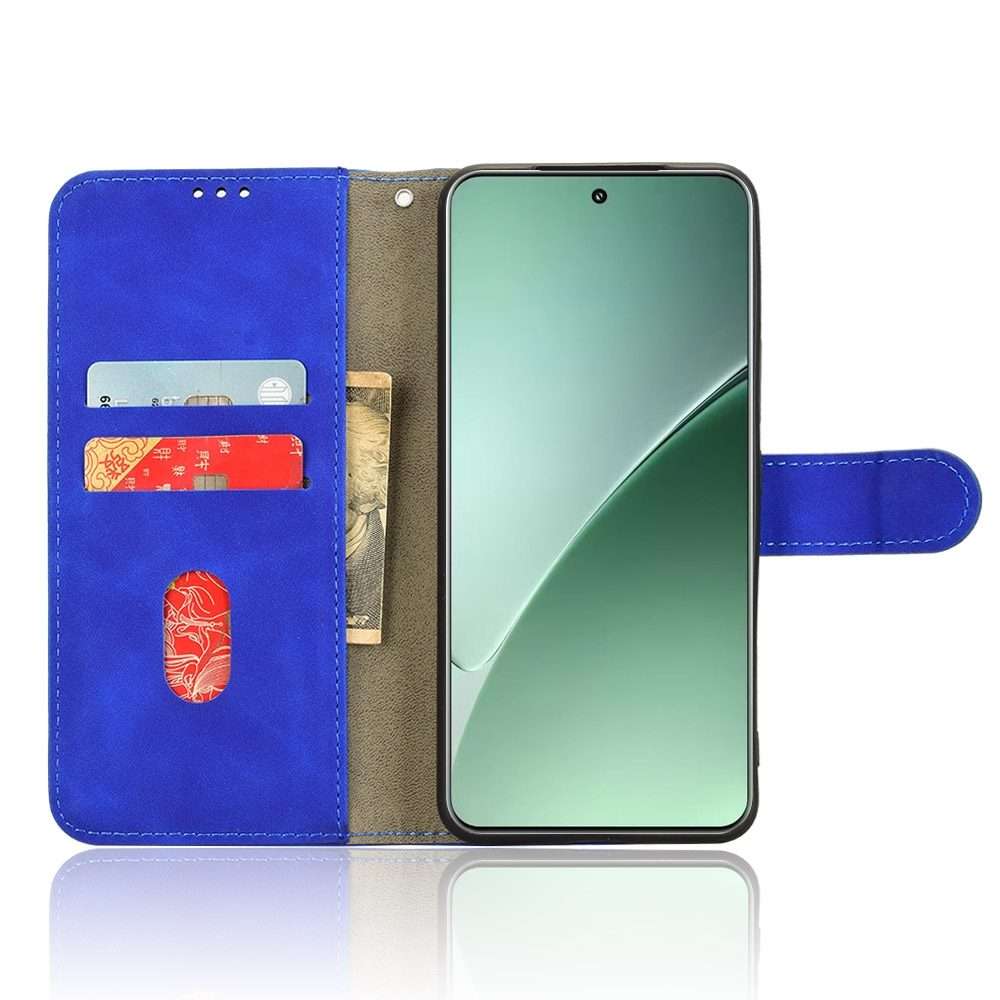 For Xiaomi 15 Pro Skin Feel Magnetic Flip Leather Phone Case(Blue)