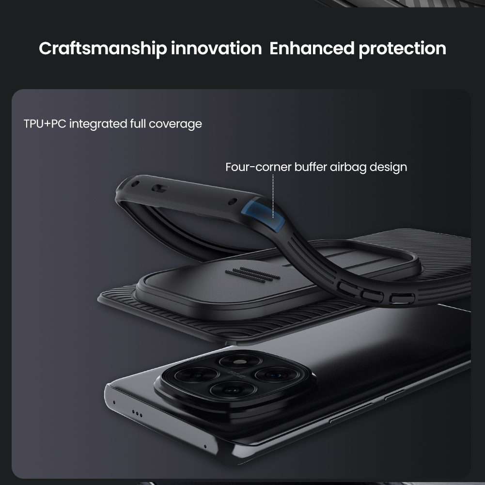 For Redmi Note 14 Pro+ 5G NILLKIN CamShield Pro PC Phone Case(Green)