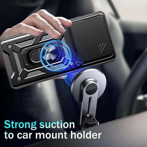 For Redmi K80 5G Sliding Camera Cover Design TPU+PC Phone Case(Black)