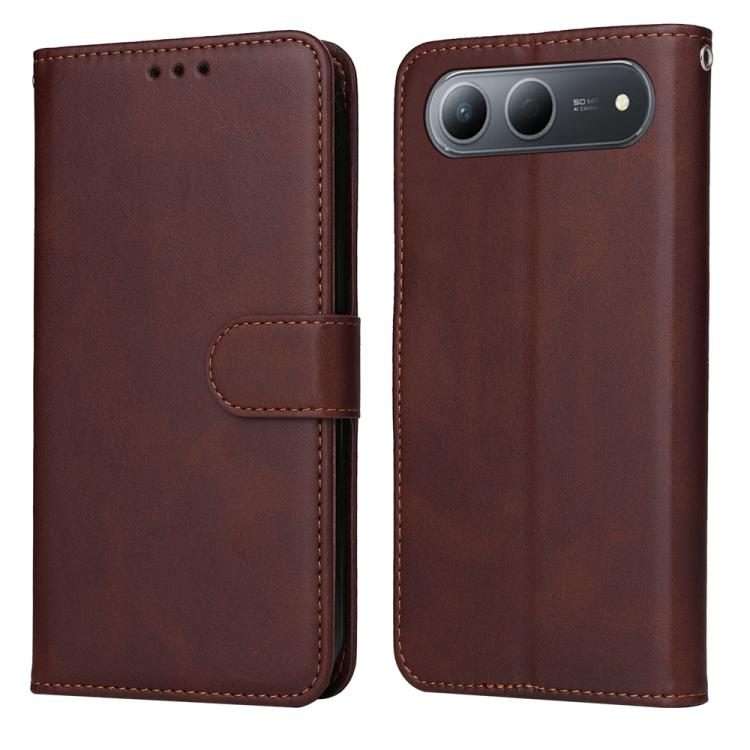 For Tecno Spark 40 5G / Spark Go 5G 2025 Classic Calf Texture Flip Leather Phone Case(Brown)