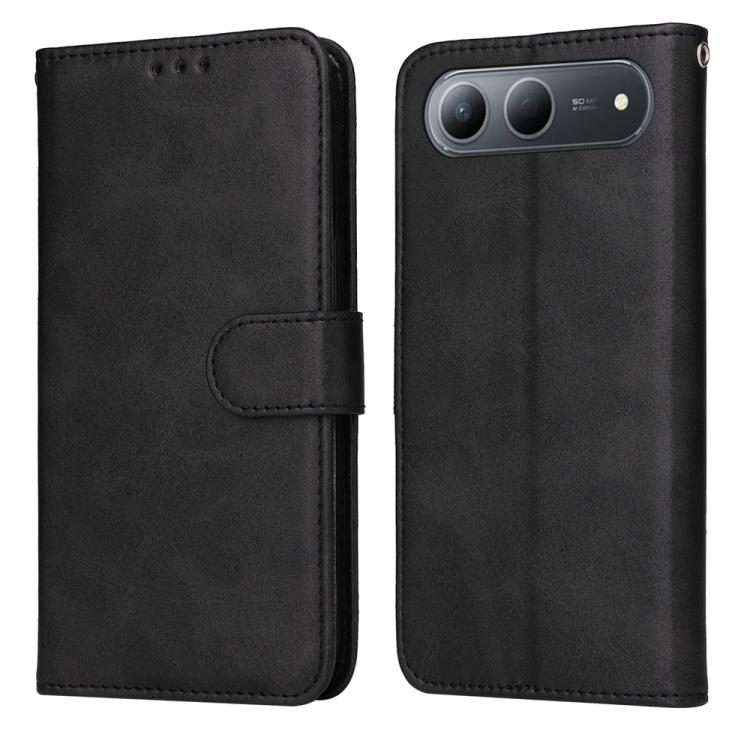 For Tecno Spark 40 5G / Spark Go 5G 2025 Classic Calf Texture Flip Leather Phone Case(Black)