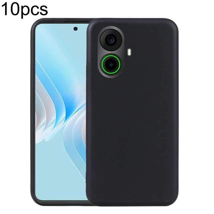 For Meizu Note 21 Pro 10pcs TPU Phone Case(Black)