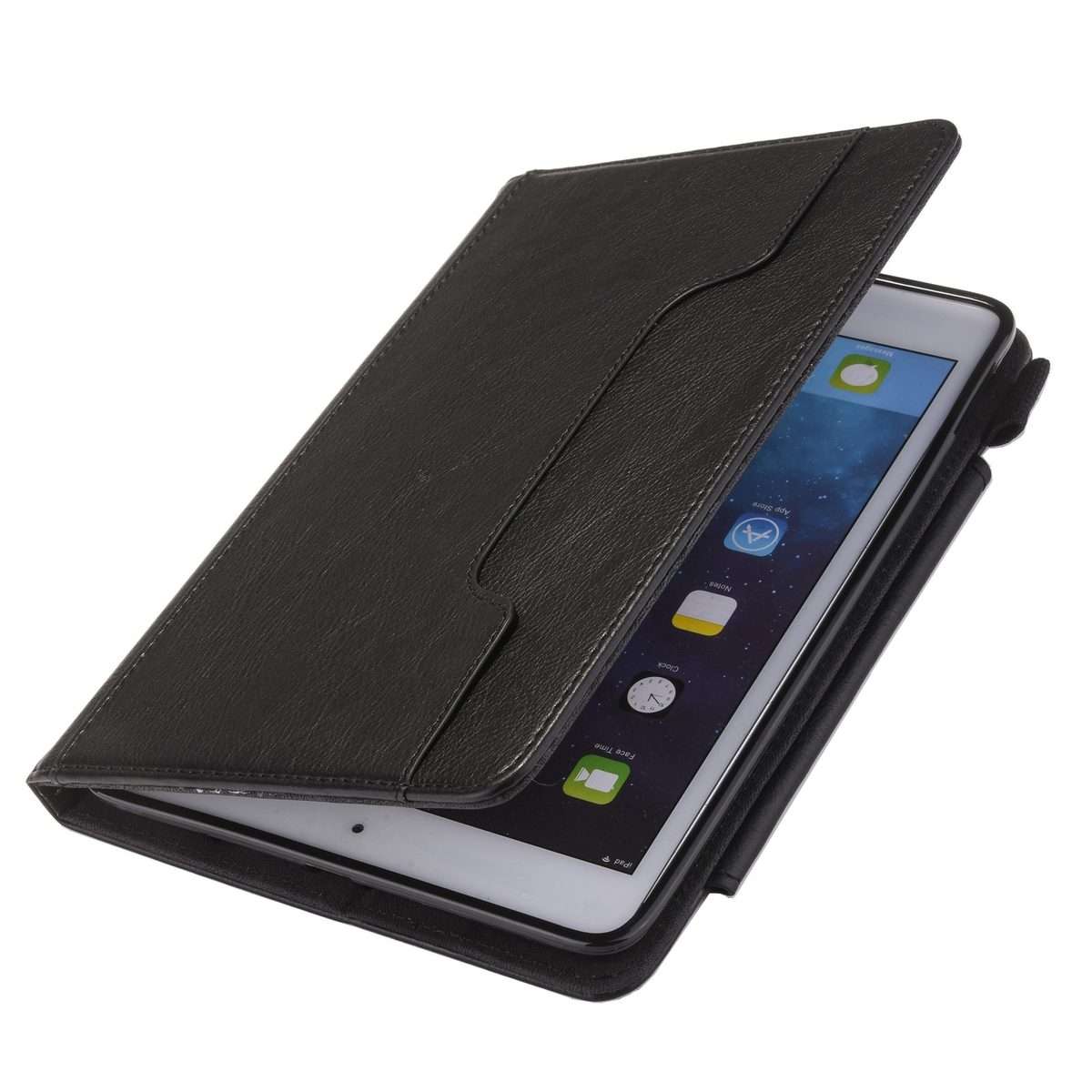 For iPad mini 6 / mini 2024 Hardware Buckle Smart Leather Tablet Case(Black)