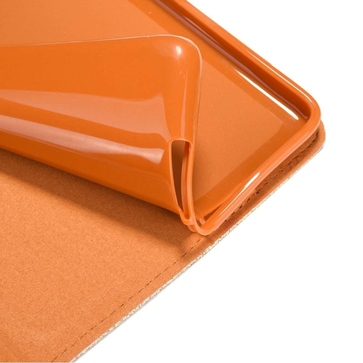 For iPad mini 6 / mini 2024 Hardware Buckle Smart Leather Tablet Case(Glitter Gold)