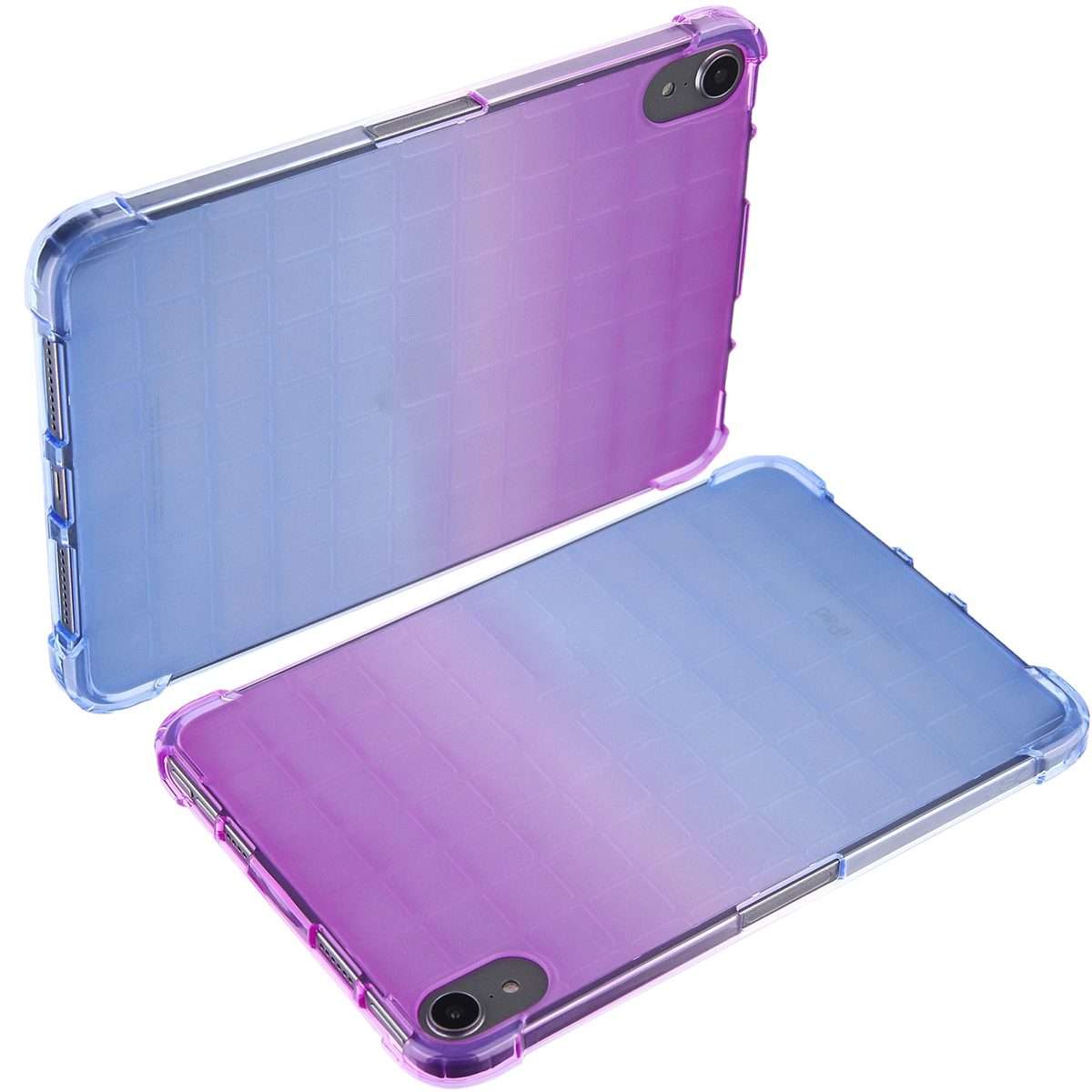 For iPad mini 6 / mini 2024 Square Gradient TPU Tablet Case(Purple Gradient Blue)
