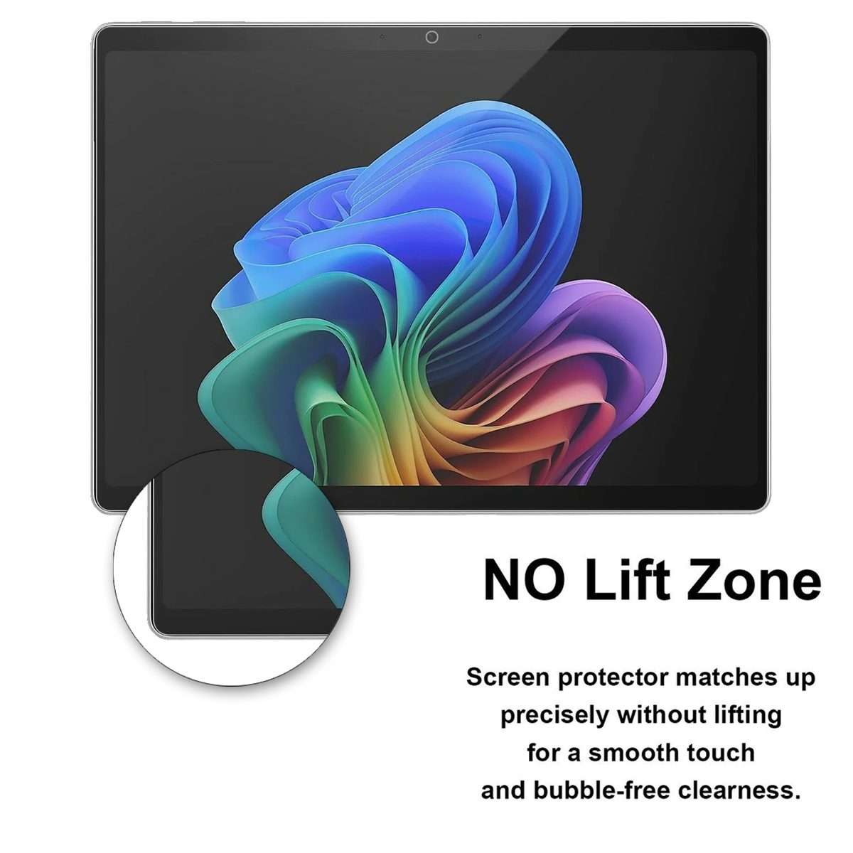For Microsoft Surface Pro 11 / 10 / 9 / 8 / X 2pcs 3H Professional Paper Textured Screen Film Penc
