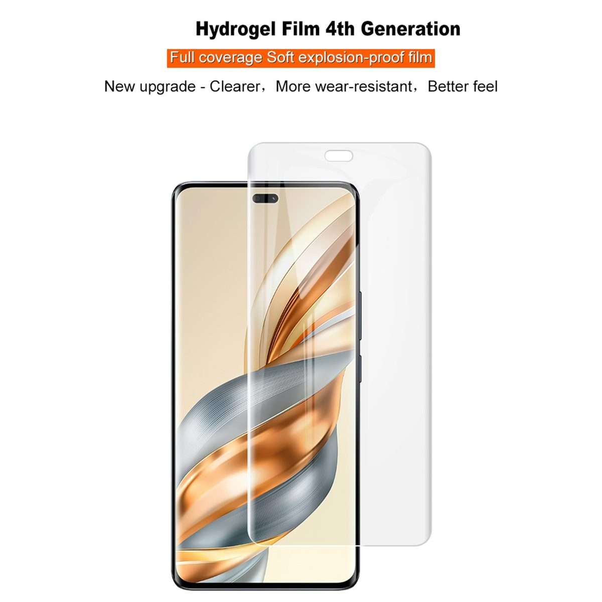 For Honor X60 Pro imak 4th Generation Full Coverage Screen Hydrogel Film Protector