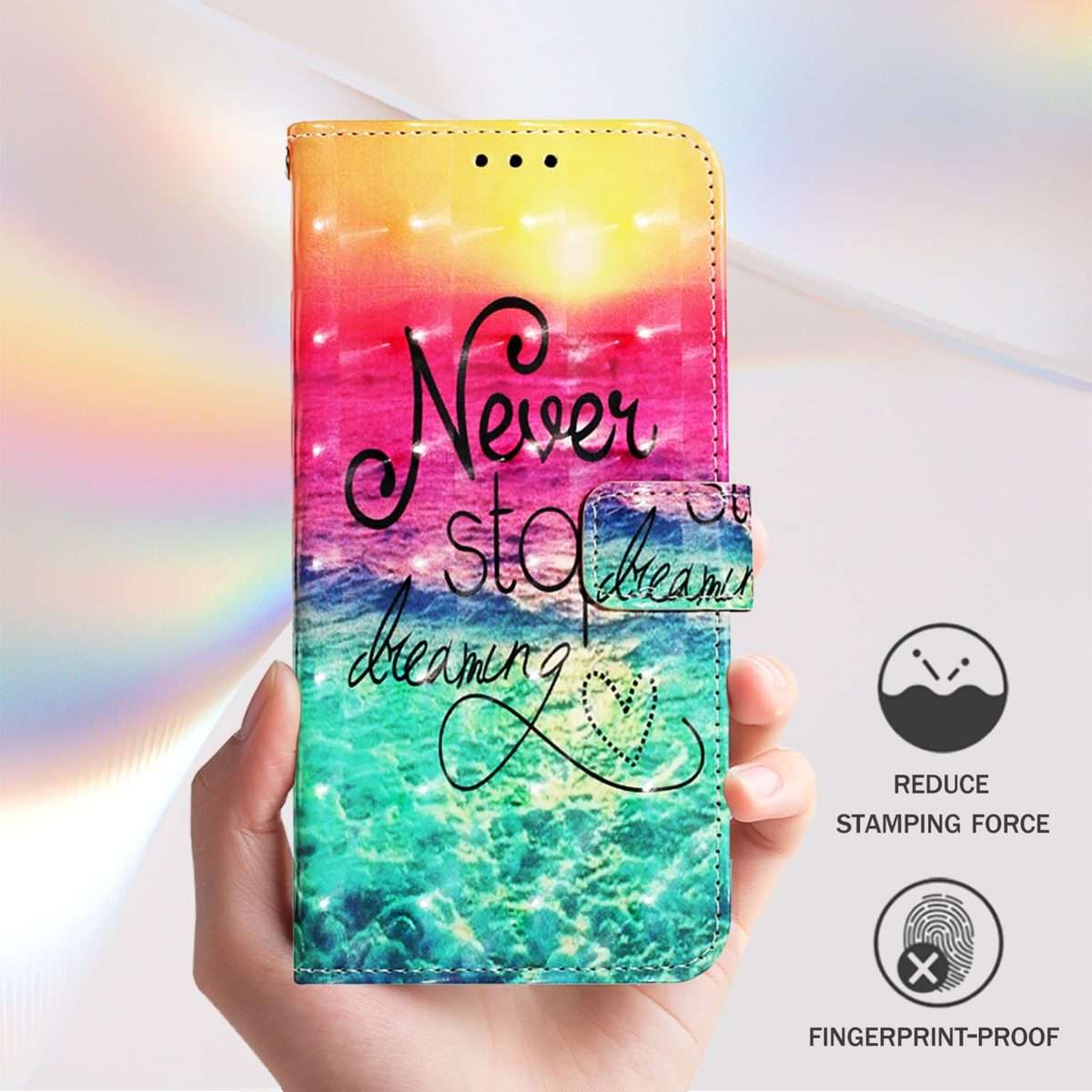 For Redmi K80 / K80 Pro 3D Painting Horizontal Flip Leather Phone Case(Chasing Dreams)
