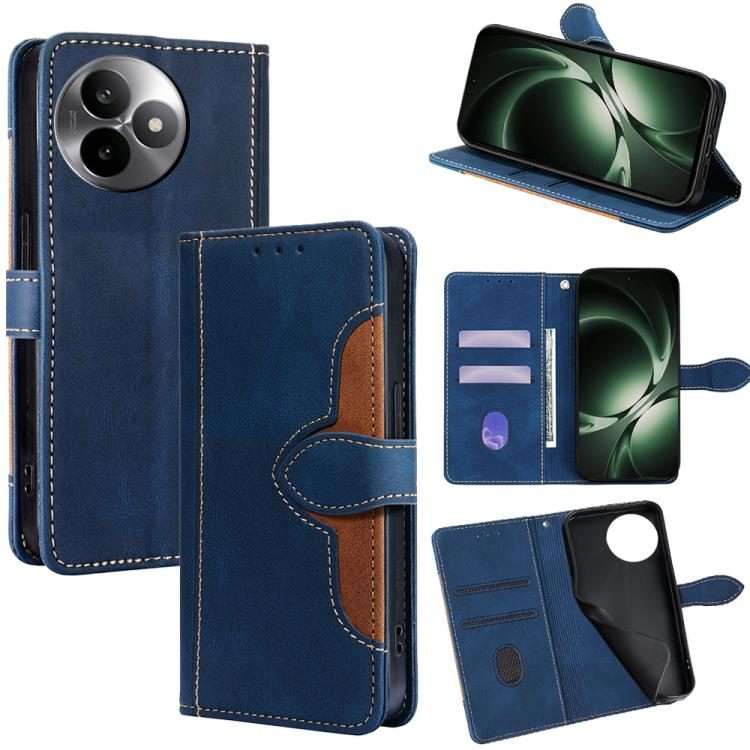 For Redmi K80 Ultra Skin Feel Magnetic Buckle Leather Phone Case(Blue)