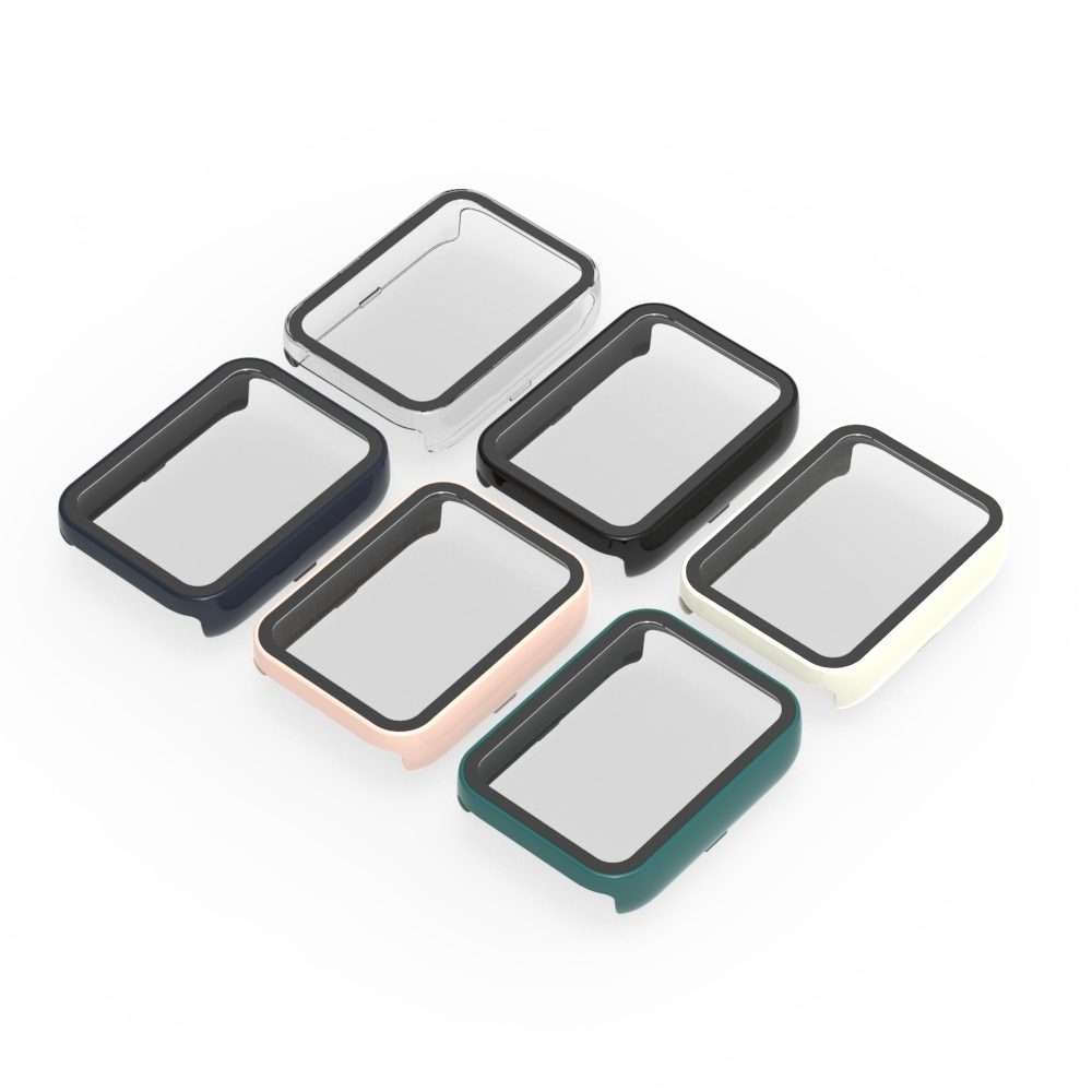 For Xiaomi Smart Band 9 Pro Tempered Film Integrated PC Watch Protective Case(Midnight Blue)