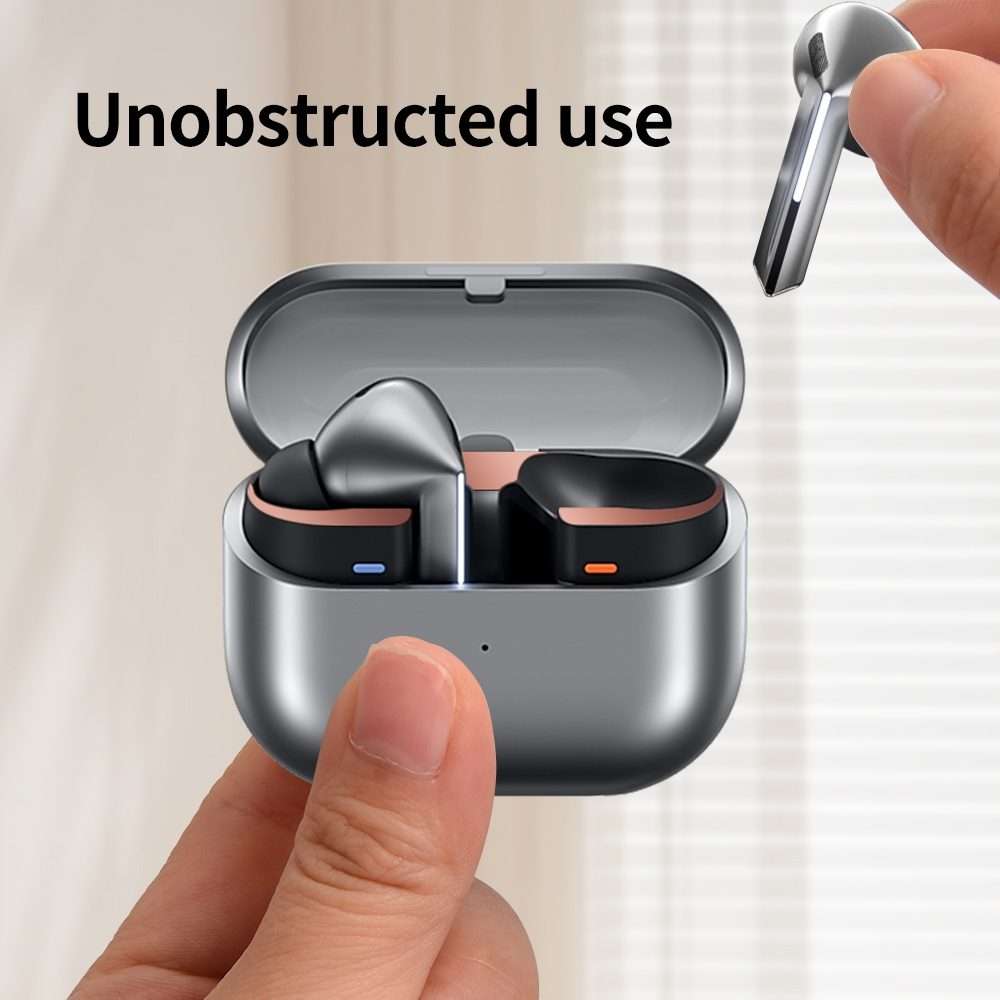 For Samsung Galaxy Buds3 Pro Bluetooth Earphone Charging Box Metal Stickers(Gold)