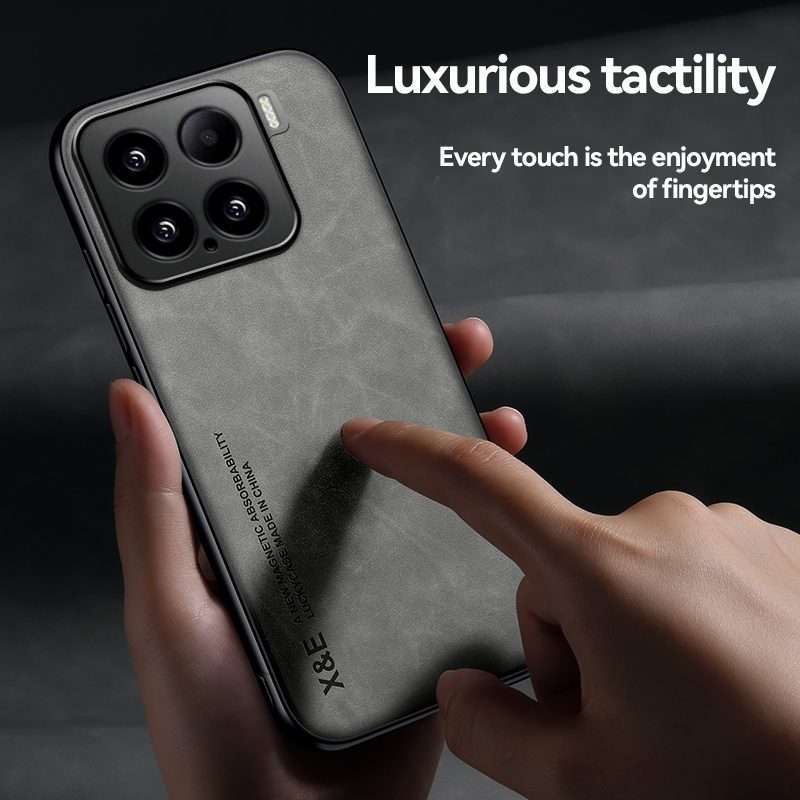 For Xiaomi 15 Pro Skin Feel Magnetic Leather Back Phone Case(Green)