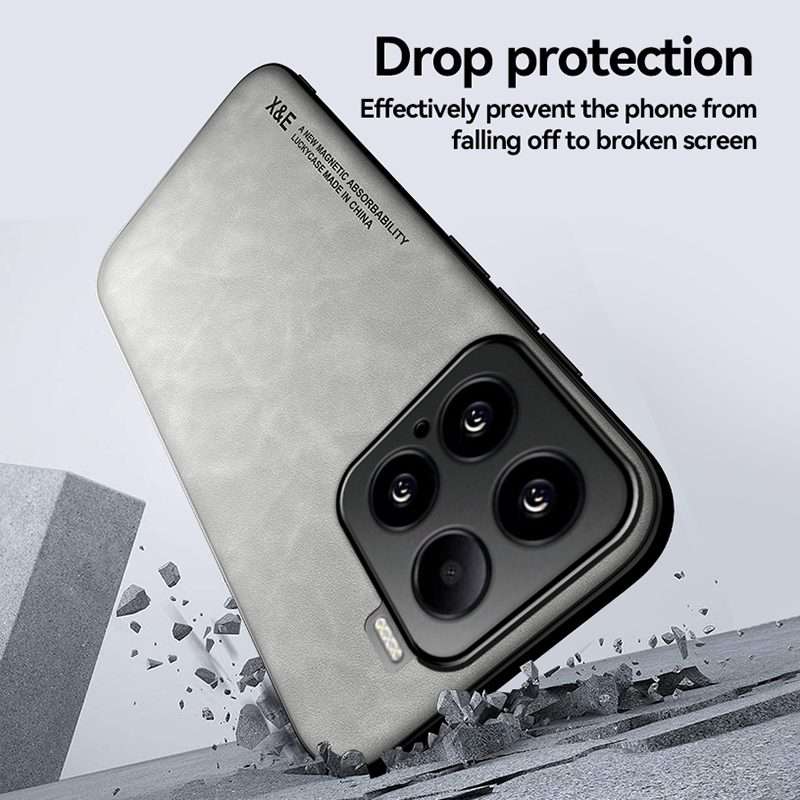 For Xiaomi 15 Pro Skin Feel Magnetic Leather Back Phone Case(Green)