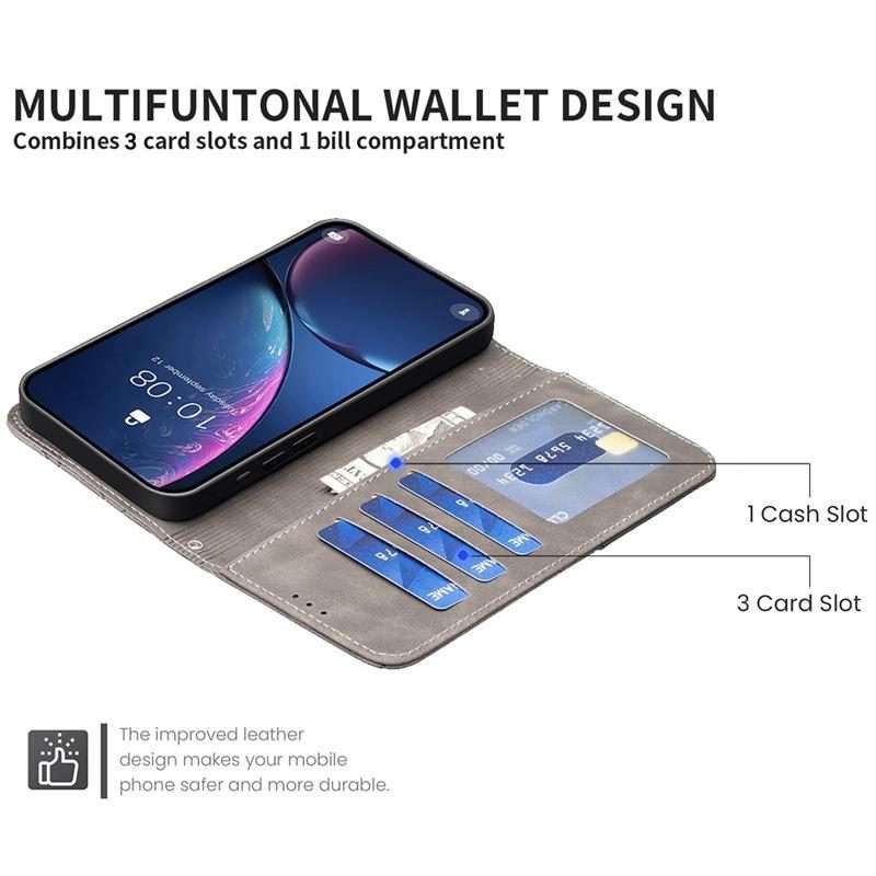 For Xiaomi 15T Pro 5G Magnetic Buckle Rhombus Texture Leather Phone Case(Grey)