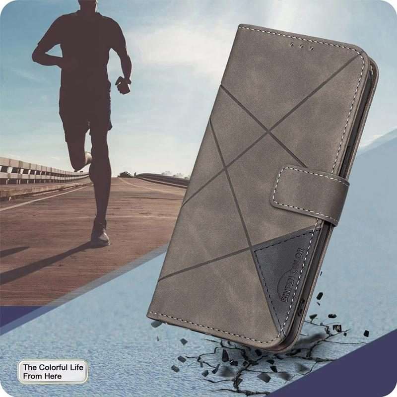 For Xiaomi 15T Pro 5G Magnetic Buckle Rhombus Texture Leather Phone Case(Grey)