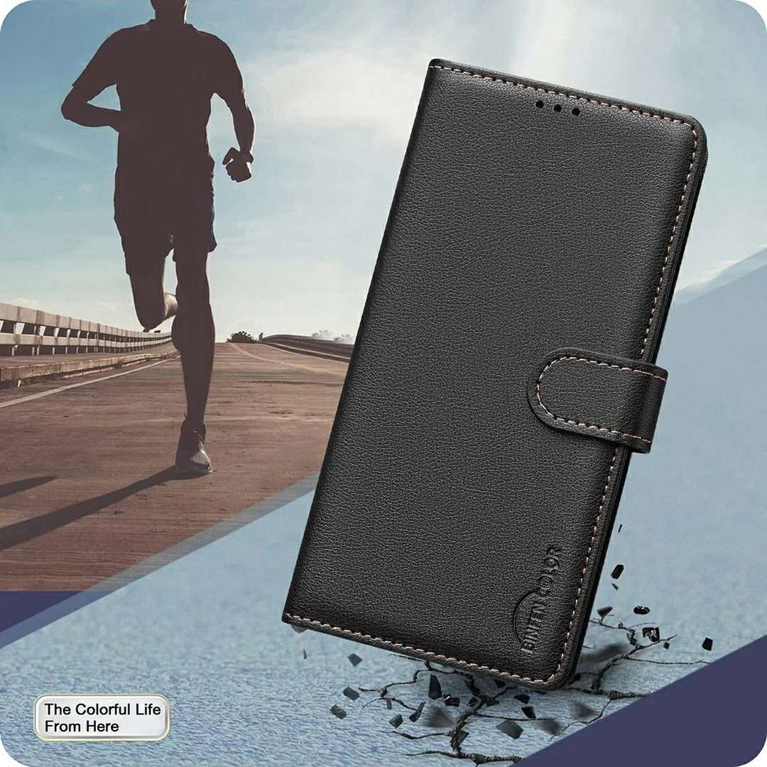 For Xiaomi 15 Pro Litchi Texture RFID Anti-theft Leather Phone Case(Black)