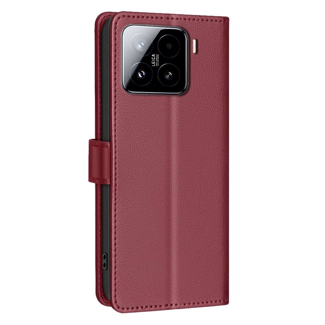For Xiaomi 15 Pro Litchi Texture RFID Anti-theft Leather Phone Case(Red)