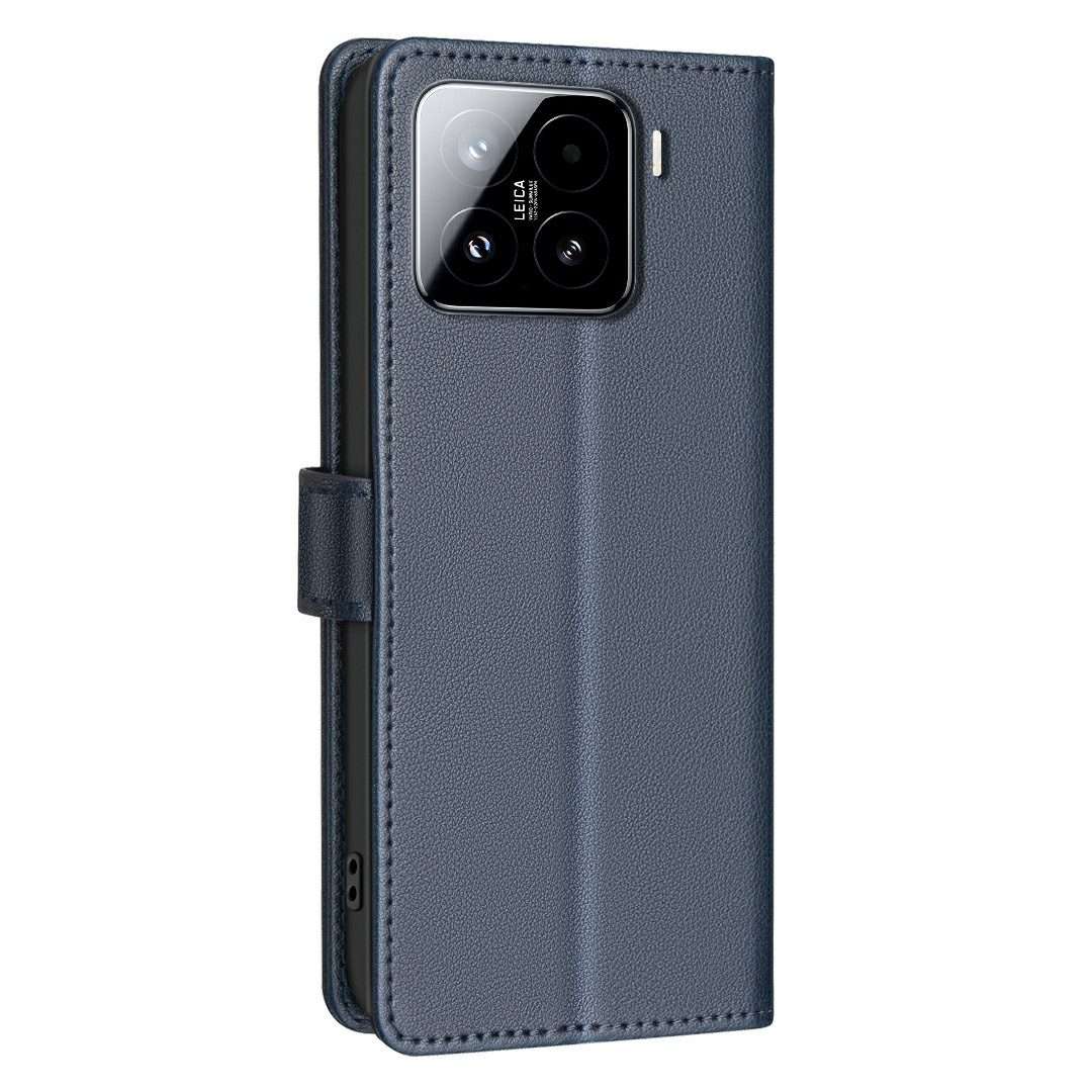 For Xiaomi 15 Pro Litchi Texture RFID Anti-theft Leather Phone Case(Blue)