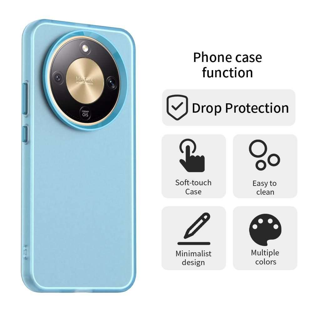 For Honor X9d 5G Candy PC Hybrid TPU Shockproof Phone Case(Blue)