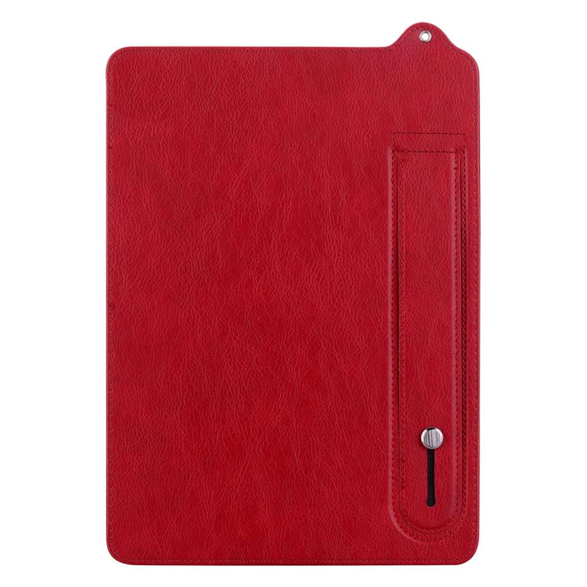 For Amazon Kindle Paperwhite 12th 2024 TPU Leather Back Tablet Case with Wristband(Red)