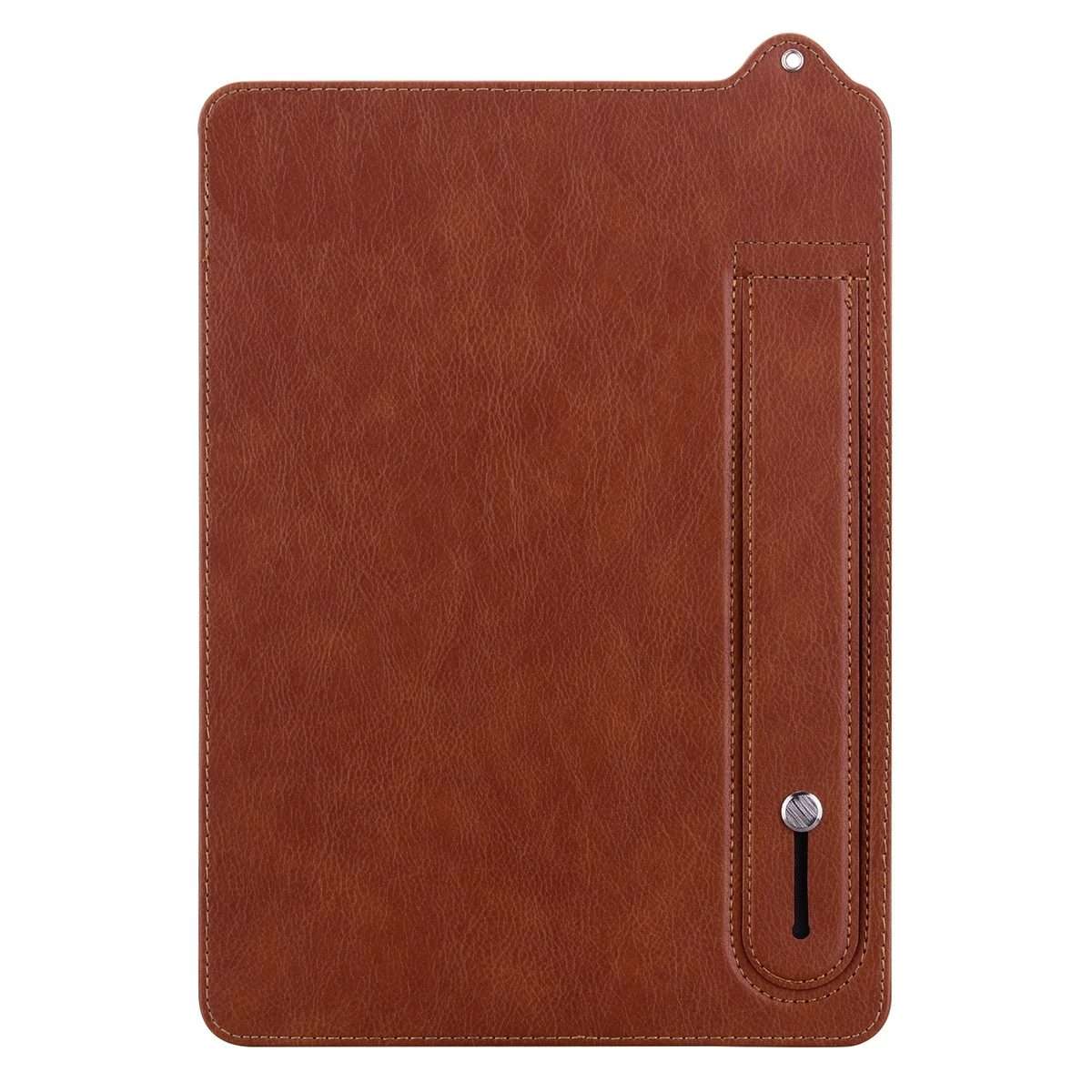 For Amazon Kindle Paperwhite 12th 2024 TPU Leather Back Tablet Case with Wristband(Brown)