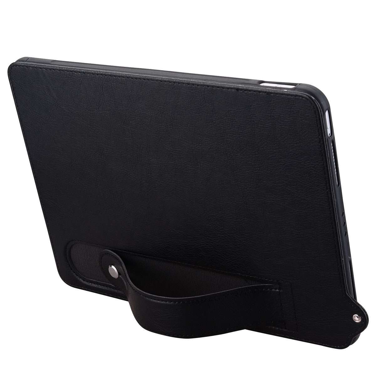 For Amazon Kindle Paperwhite 12th 2024 TPU Leather Back Tablet Case with Wristband(Black)