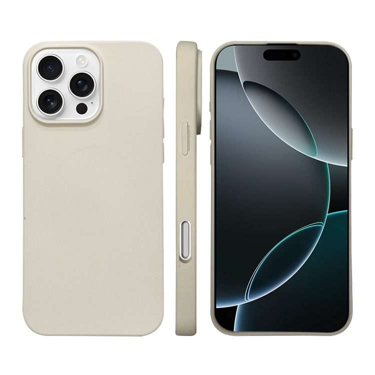 For iPhone 16 Pro Liquid Silicone Phone MagSafe Case(White)