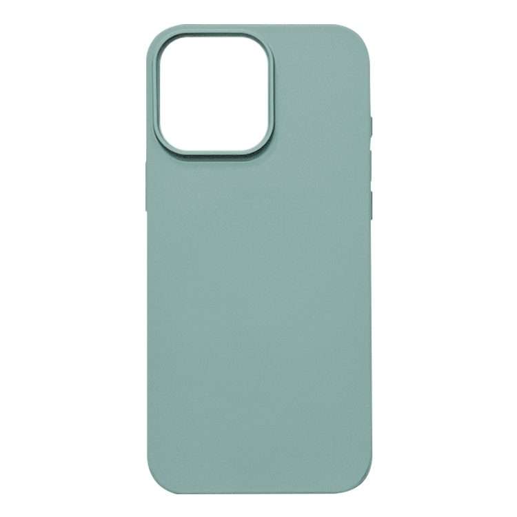 For iPhone 15 Pro Liquid Silicone Phone MagSafe Case(Light Green)