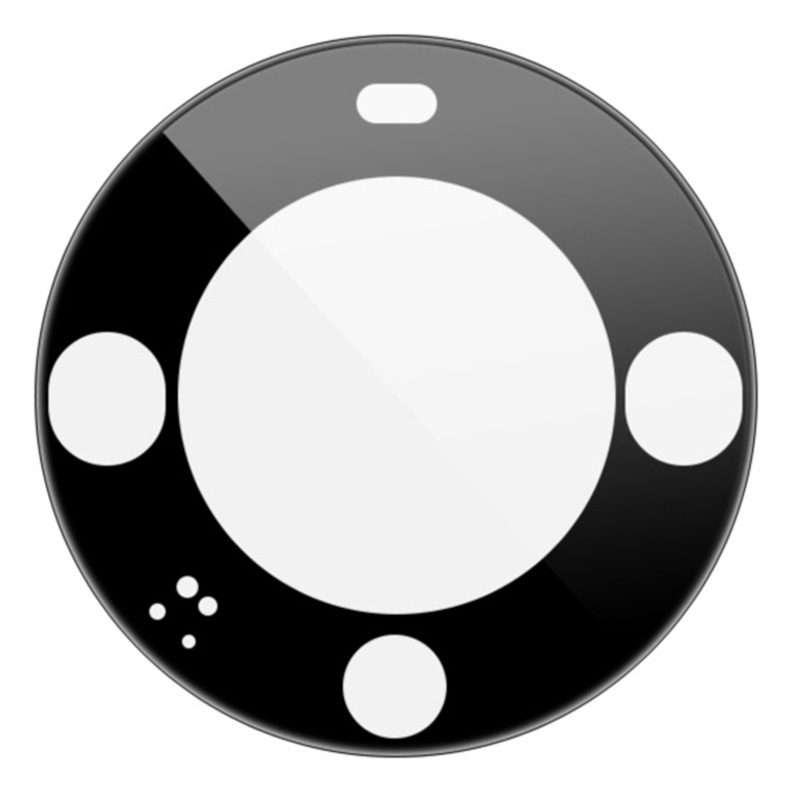 For Huawei Mate 60 Pro imak Black Version HD Glass Rear Camera Lens Film, Self-positioning Version