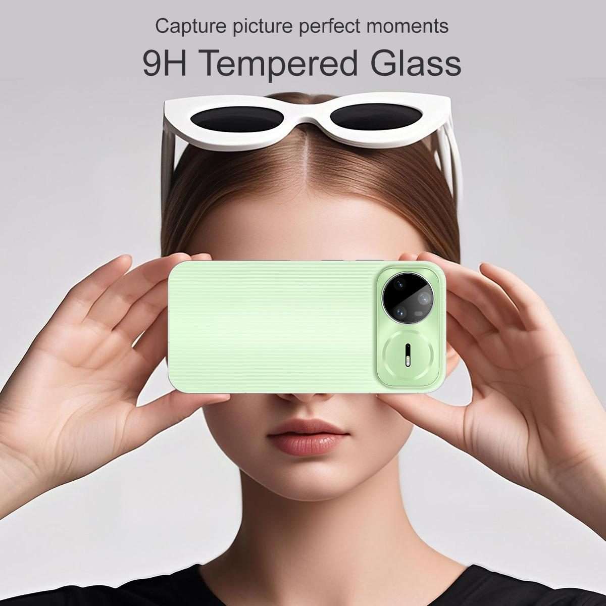 For Huawei nova 15 Pro imak Black Version HD Glass Rear Camera Lens Film, Self-positioning Version