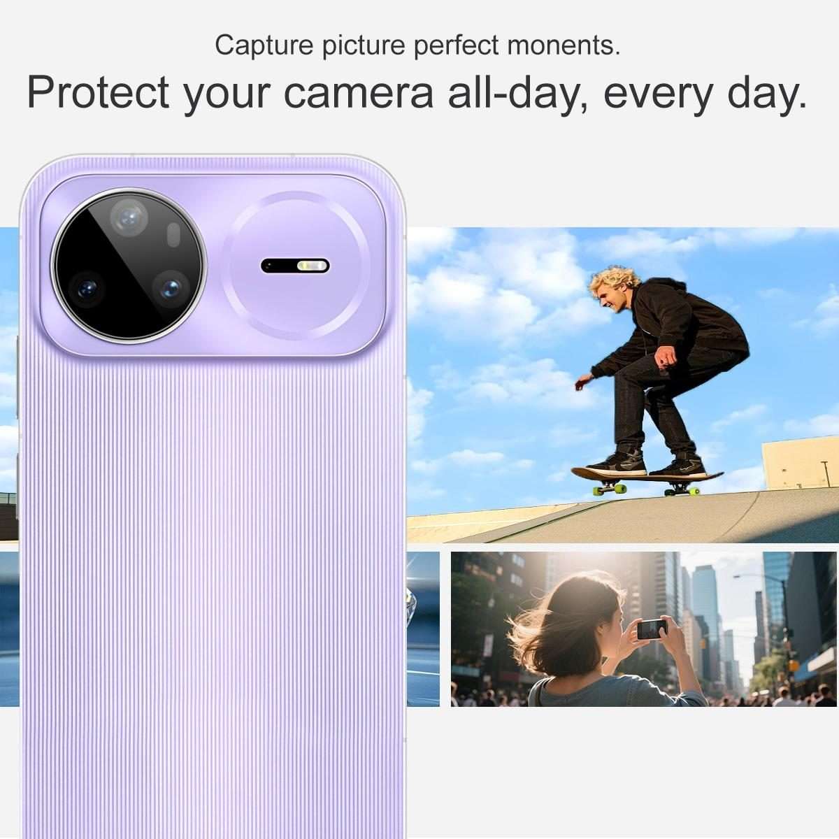 For Huawei nova 15 Pro imak Black Version HD Glass Rear Camera Lens Film, Self-positioning Version