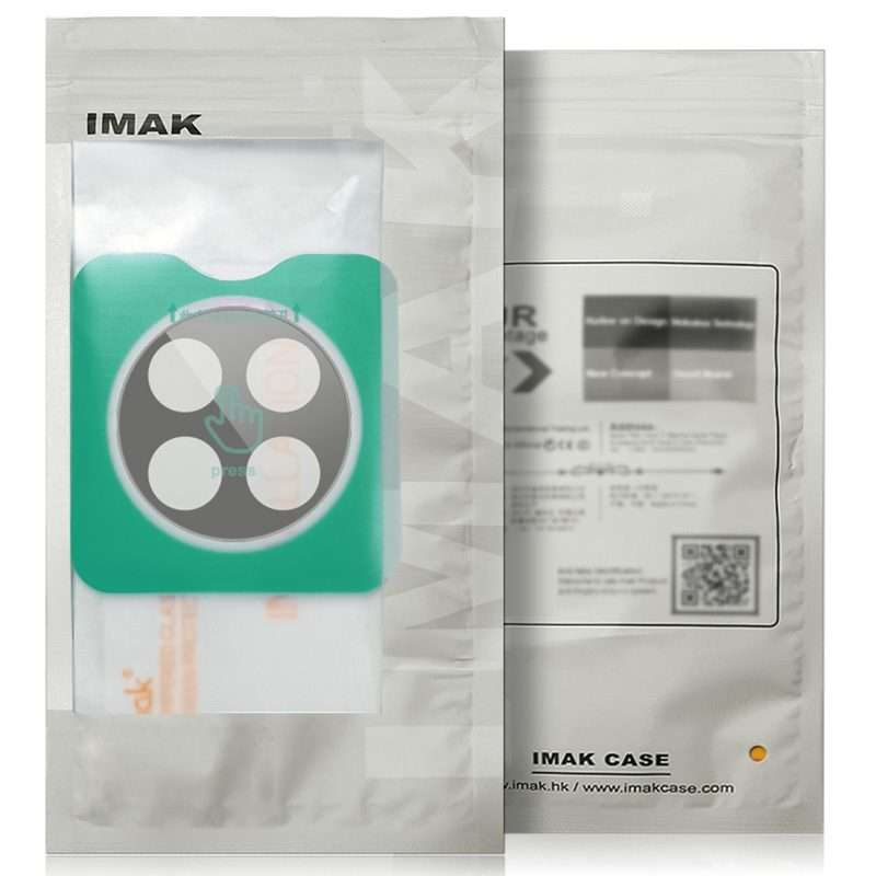 For Xiaomi 15 Pro imak Black Version HD Glass Rear Camera Lens Film, Self-positioning Version