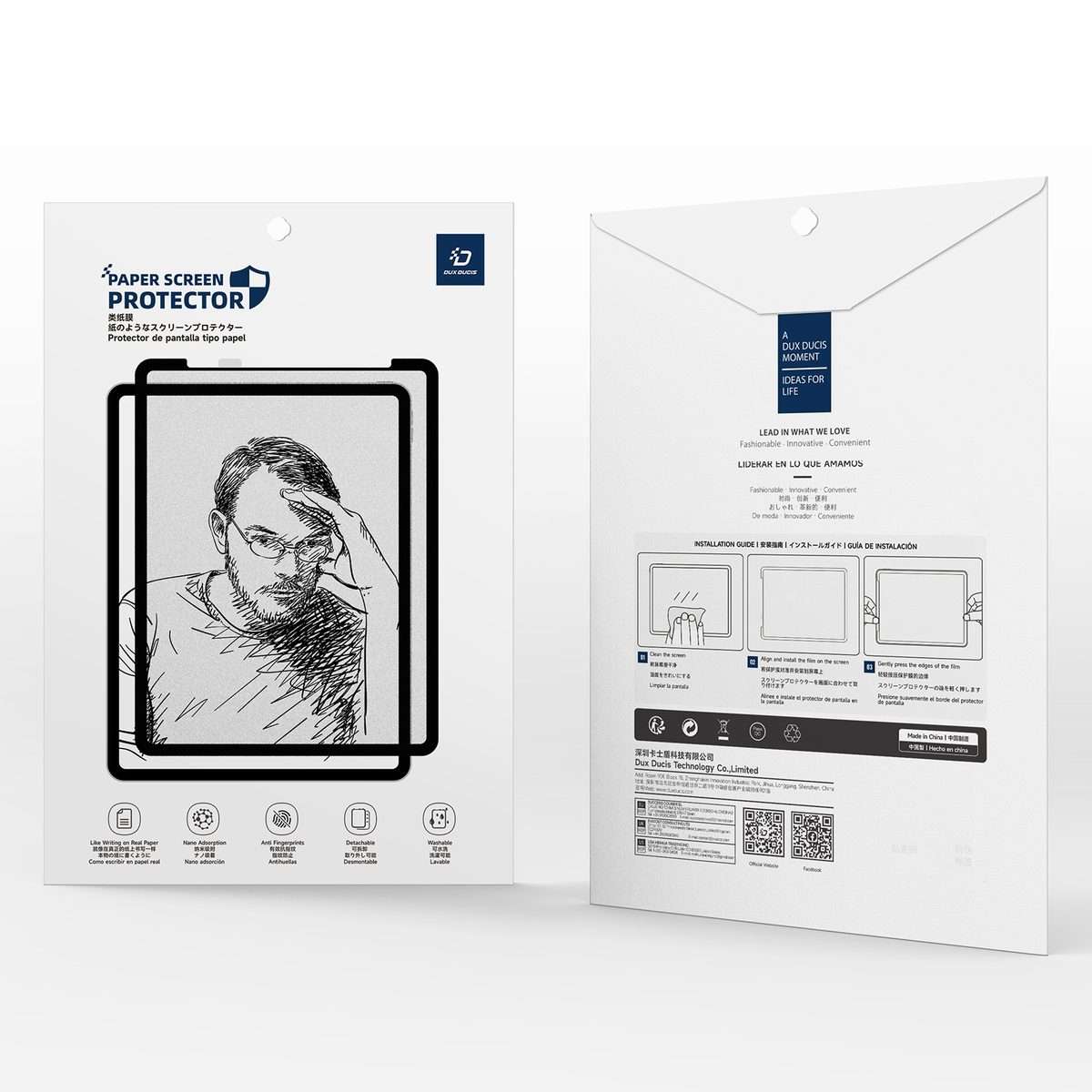 For Xiaomi Pad 8 / 8 Pro / 7 / 7 Pro DUX DUCIS Naad Series Removable Paper-like Screen Protector