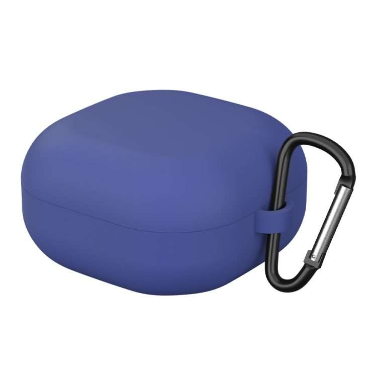 For New Samsung Galaxy Buds Live/Pro Solid Color Anti-fall Earphone Protective Cas ... (Dark Blue)