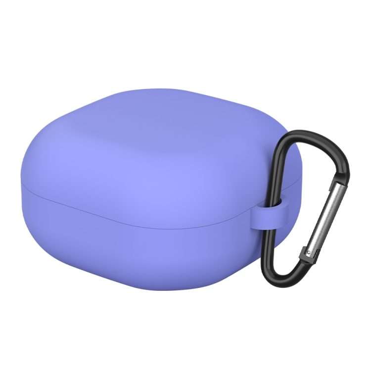 For New Samsung Galaxy Buds Live/Pro Solid Color Anti-fall Earphone Protective Cas ... (Lake Blue)