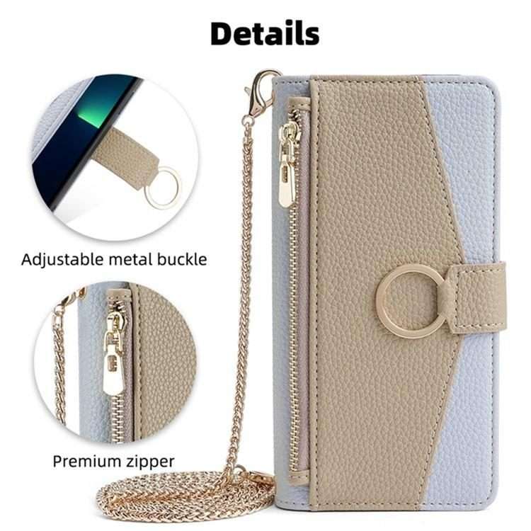 For Redmi K80 Ultra Crossbody Litchi Texture Leather Phone Case(Blue)