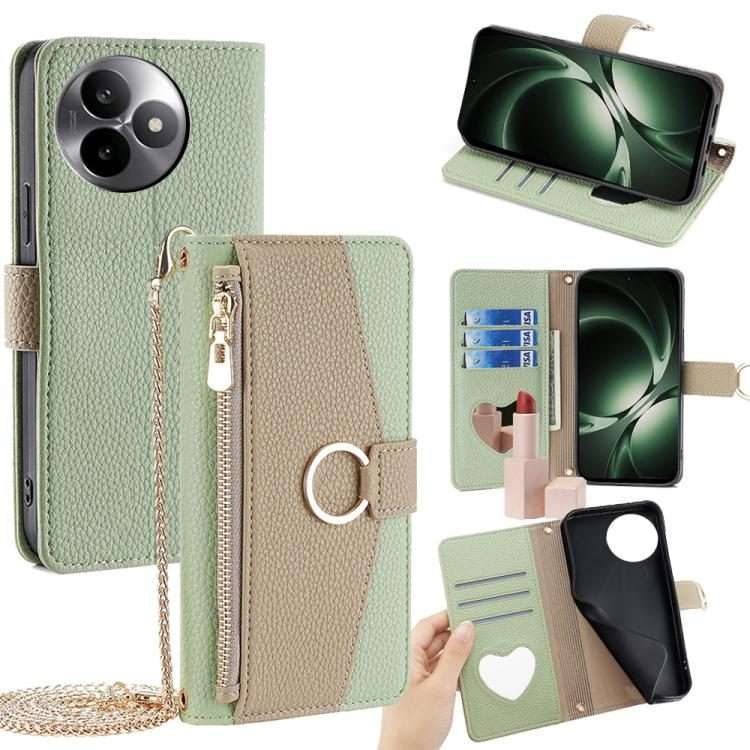 For Redmi K80 Ultra Crossbody Litchi Texture Leather Phone Case(Green)