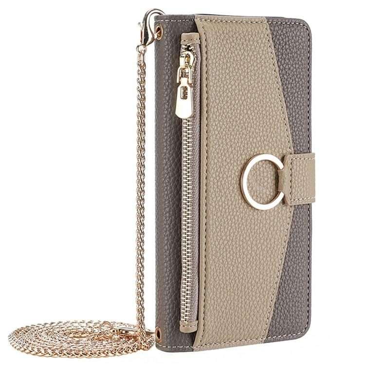For Redmi K80 Ultra Crossbody Litchi Texture Leather Phone Case(Grey)