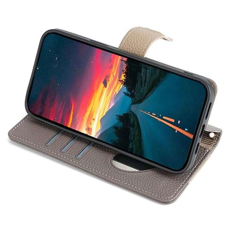 For Redmi K80 Ultra Crossbody Litchi Texture Leather Phone Case(Grey)