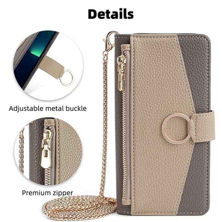 For Redmi K80 Ultra Crossbody Litchi Texture Leather Phone Case(Grey)