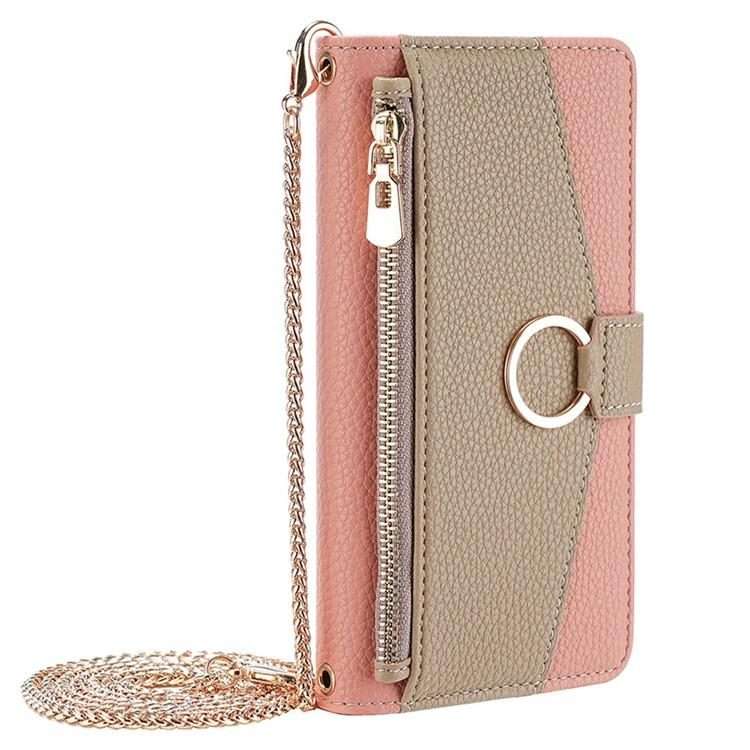 For Redmi K80 Ultra Crossbody Litchi Texture Leather Phone Case(Pink)