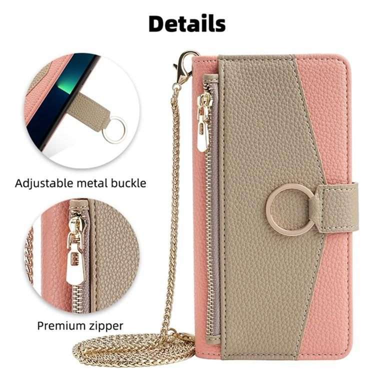 For Redmi K80 Ultra Crossbody Litchi Texture Leather Phone Case(Pink)