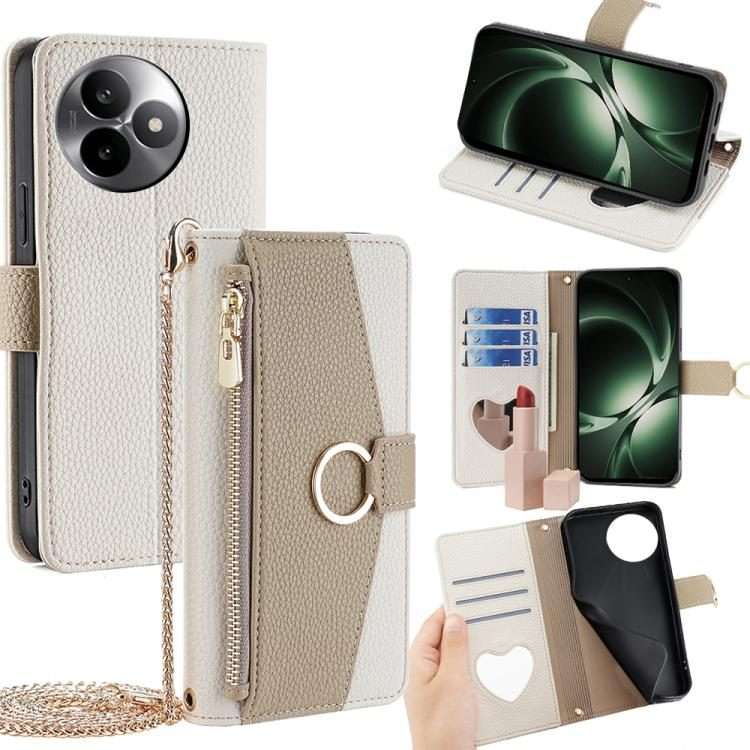 For Redmi K80 Ultra Crossbody Litchi Texture Leather Phone Case(White)