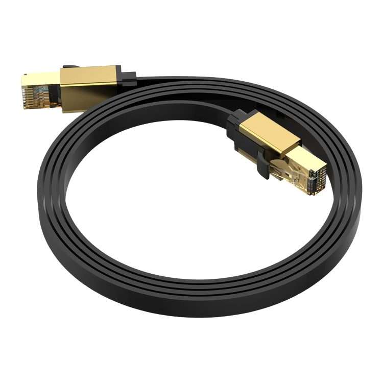 1m Cat 8 40Gbps High Speed LAN Ethernet Cable(Gold)